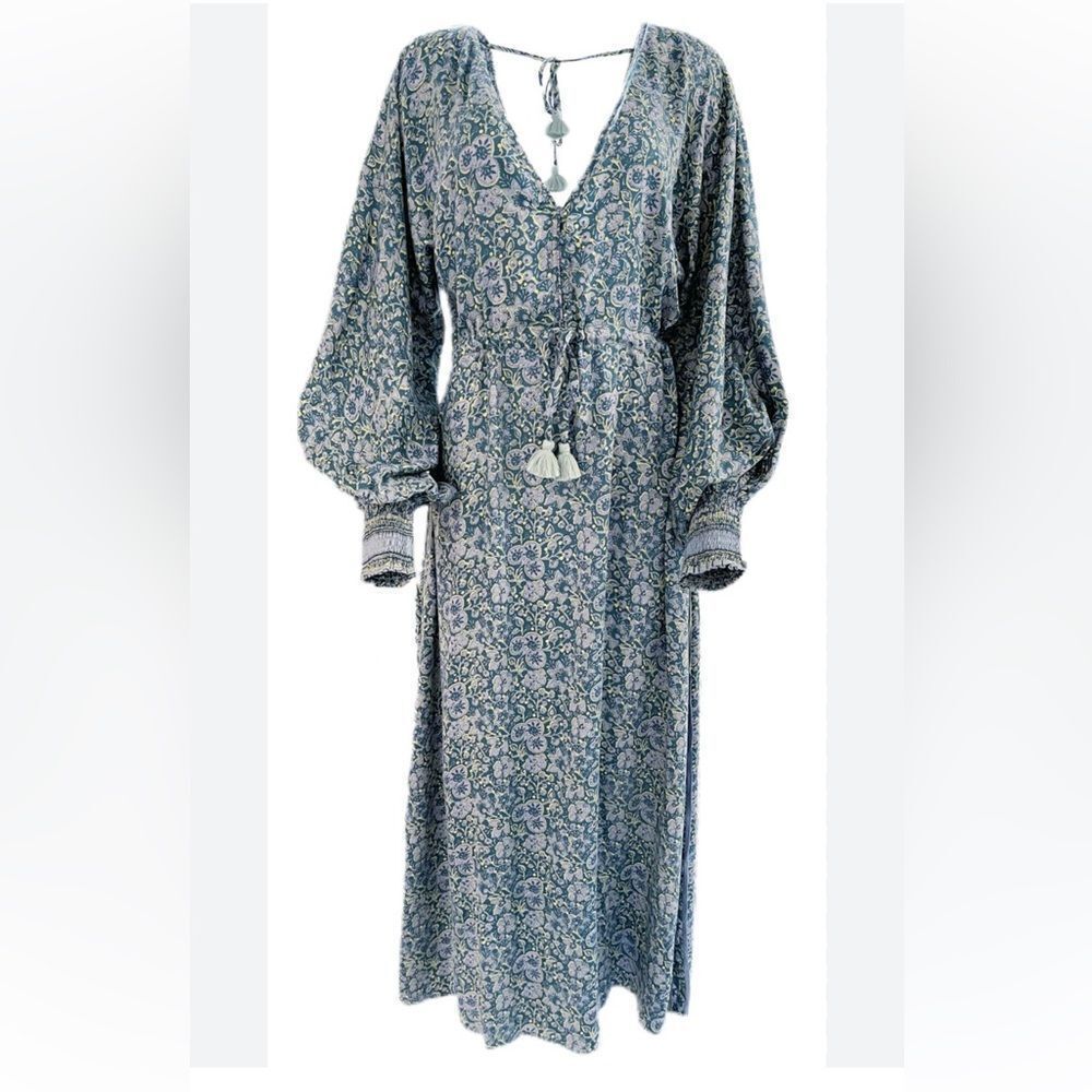 Omika Riviera Maxi Dress Tabina Seaglass